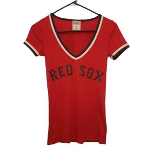 Victoria's Secret, Pink, Red Sox Tee